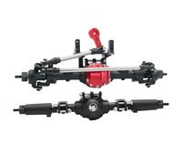 PEGGYLIN Juego de Eje Trasero Delantero CNC aleación Aluminio SCX10 II 30T/8T Apto for 1/10 RC Crawler Axial AR44 90047 90046 AX90060, actualización del Kit constructores