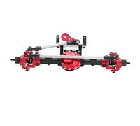 PEGGYLIN Juego de Eje Trasero Delantero CNC aleación Aluminio SCX10 II 30T/8T Apto for 1/10 RC Crawler Axial AR44 90047 90046 AX90060, actualización del Kit constructores