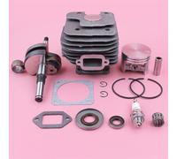 PEGGYLIN Kit de pistón de cilindro de 52 mm compatible con Stihl MS380 038 MS 380, junta de sello de aceite de cigüeñal, pieza de repuesto for herramienta de motosierra.