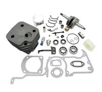 PEGGYLIN Kit de sello de aceite for cojinete de cigüeñal y pistón de cilindro HUNDURE de 50 mm y 52 mm, compatible con motosierras de gasolina HUSQVARNA 268, 272, 272XP y 272K.(HUS272 52MM)