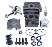 PEGGYLIN Kit de silenciador de escape de cigüeñal y pistón de cilindro de 42,5 mm for motosierra Stihl MS250 MS230 025 023 1123 020 1209, 1123 030 0408(5)
