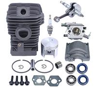 PEGGYLIN Kit de silenciador de escape de cigüeñal y pistón de cilindro de 42,5 mm for motosierra Stihl MS250 MS230 025 023 1123 020 1209, 1123 030 0408(3)