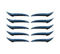 Peglinas de los ojos: delineador de ojos reutilizable de 10 piezas, impermeable | 5 pares por hoja de pestañas postizas adecuadas para todas las formas de los | Efecto de maquillaje natural Patch