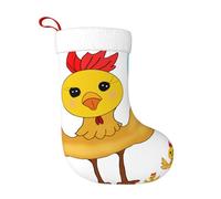 PEGQCVAM Rooster in The Square Christmas Stockings. Imprescindible para las familias navideñas, adecuadas para la decoración navideña. Un ambiente cálido de vacaciones.