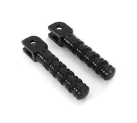 Peguas de pie de Aluminio Pedales compatibles con Modelos de Motocicleta MT-07 MT07 MT-09 Niken XSR700 XJ6 FJR1300 FZ6 Reemplazo del Mercado de Accesorios(Type 2 Black)