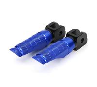 Peguas de pie de Aluminio Pedales compatibles con Modelos de Motocicleta MT-07 MT07 MT-09 Niken XSR700 XJ6 FJR1300 FZ6 Reemplazo del Mercado de Accesorios(Type 1 Blue)