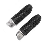 Peguas de Pie de Motocicleta, 2 Piezas Aluminio Footrests Delanteros Pegus Pegs Pasajeros Pegos Pie Negro para DL650 V Strom 2004-2012