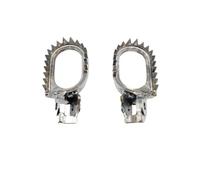 Peguas de reposapiés del pie del pie del Pedal Delantero del pie del pie de Titanio Compatible con Modelos de Motocicletas SX SXF EXC EXCF TC ECF MCF 2016 2023 Reemplazo del Mercado de Accesorios