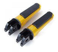 Peguas del pie de la motocicleta Pedales del reposapiés compatibles con MT07 MT-07-MT-07-GT MT09 MT-09 SP MT-09-GT PASTO PERSO(Gold)