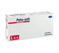 PEHA-SOFT Guantes de nitrile blanco Unt.Hands.unsteril PF L 100 unidades