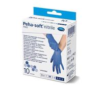 Peha-Soft guantes desechables de nitrilo talla L 10 uds