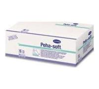 Peha-Soft guantes látex desechables sin polvo talla L 100 uds