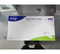 Peha-soft Latex Comfort - Guantes de examen sin polvo, talla XL, 100 unidades