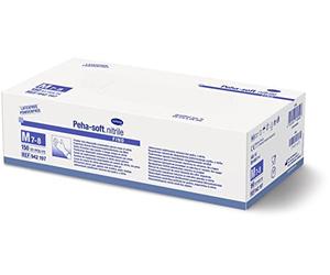 Peha-soft MoliCare Guantes Nitrilo Talla M, 150 uds | Guantes de nitrilo sin látex para protección e higiene en múltiples usos.