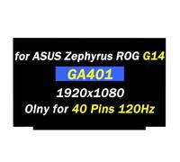 PEHDPVS Pantalla de repuesto de 14 pulgadas para ASUS Zephyrus ROG G14 GA401I LM140LF1F-01 LM140LF1F01 40 pines 120HZ (FHD 1920 x 1080) IPS LCD LED Panel digitalizador (solo para pantalla no táctil)