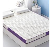 Peiaw Colchón de Espuma viscoelástica Premium con Soporte de 5 Zonas y Superficie Transpirable con Acolchado Ondulado diseño híbrido Ajuste Suave + Soporte Fuerte(6cm,80x190cm)