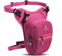 Peicees - Bolsa de pernera para hombre y mujer, para aire libre y moto, también como riñonera y bolso bandolera
