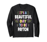 Peighton Personalized Name Beautiful Day Peighton Manga Larga