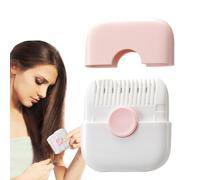 Peigne coupe-cheveux 2 en 1 - Peigne à double tête avec lames remplaçables | Outil de coiffure professionnel, peigne de coupe pour pointes fourchues, cheveux cassés, usage maison et voyage