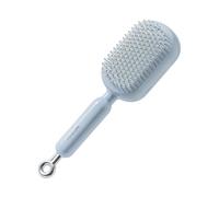 Peignes Pour Femmes - Accessoires De Coiffure Auto-Nettoyants,Peignes Massants Rétractables Et Brosses À Cheveux | Pour Femmes Hommes Cheveux Raides Bouclés Épais Longs Secs Douche Maison Quotidien Sa
