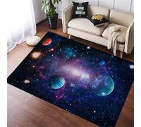 PEIHUODAN Alfombra con Diseño Visual De Explosión Cósmica, Tapete Decorativa para Dormitorio De Adolescente, Alfombra Suave Antideslizante para Salón Y Dormitorio Infantil (Color 4,140x200cm)