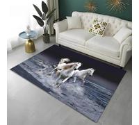 PEIHUODAN Alfombra con Motivos Animales, Wild Stallion, Thousand-Mile Horse, Moderna para La Decoración De Habitaciones Infantiles Y Juveniles, Suave Salones Dormitorios Niños (Color 5,100x120cm)