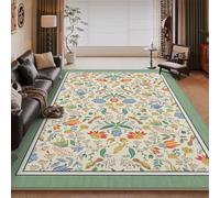 PEIHUODAN Alfombra De Flores Moderna, Alfombra Sala Estar con Mariposas Coloridas, Tapete para Cocina, Comedor Y Mesa Café, Alfombras Pasillo, Alargada, Decorativo Dormitorio (Colour 9,120x180cm)