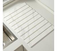 PEIHUODAN Alfombra Escurreplatos 30x40 cm Diseño de Mármol, Tapete de Piedra Natural, Ultraabsorbente Escurreplatos Enrollable Seca Rápido - Self Drying Mat Ideal para Cocina, Bar, Baño, L04 Mármol