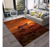 PEIHUODAN Alfombras 3D con Motivos Animales, Alfombra Moderna con Motivo De Leopardo De La Selva, Alfombrilla Antideslizante para Habitaciones Juveniles Salones Y Dormitorios (Color 1,140x200cm)