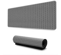 PEIHUODAN Alfombrilla De RatóN XXL De GeometríA Regular De Rombos Abstractos, Alfombrilla De RatóN para Jugadores, Bordes Cosidos Alfombrilla De RatóN con Base Antideslizante (900 * 400 * 3mm,color4)