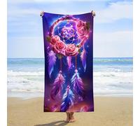 PEIHUODAN Strandtuch Mikrofaser Traumfänger Motiv, Weich und Saugstark, Schnelltrocknend, Leichtes Badetuch für Erwachsene & Kinder, für Schwimmbad, Yoga und Camping (Color 1,80x160 cm)