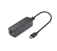 PEILINZE Adaptador de alimentación a través de Ethernet a USB C para teléfonos y tabletas, convertidor USB C Ethernet de 10/100 Mbps, adaptador Ethernet para Pho