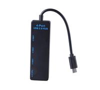 PEILINZE Adaptador de concentradores USB C, concentradores USB C con 3 puertos USB 2.0 + 1 puerto tipo C que ofrecen una transferencia de datos rápida de hasta 10 Gbps para varios dispositivos
