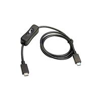 PEILINZE Cable de carga USB C a USB C tipo C macho a tipo C macho con interruptores, cable adaptador USB 3.1 Pd100W para teléfono