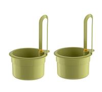 PEILINZE Canasta de drenaje para fregadero, colador ajustable para colgar fregadero, cesta de drenaje para filtro de residuos de cocina