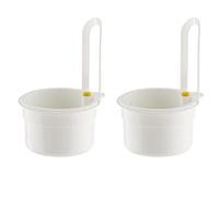 PEILINZE Cesta de drenaje para fregadero, colador ajustable para colgar fregadero, cesta de drenaje para filtro de residuos de cocina