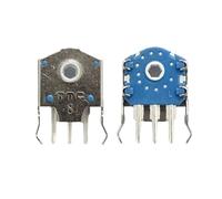 PEILINZE Codificadores giratorios de rueda plateada de 8 mm, 9 mm, 10 mm, 11 mm, sellado para mouse de PC, 76 millones de rejillas