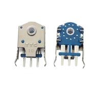 PEILINZE Codificadores giratorios de rueda plateada de 8 mm, 9 mm, 10 mm, 11 mm, sellado para mouse de PC, 76 millones de rejillas