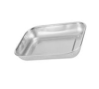 PEILINZE Colador rectangular resistente de malla de acero inoxidable para un drenaje eficiente de frutas y verduras