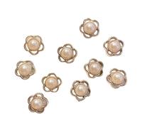 PEILINZE Elegante pin de perlas para ropa, cierres seguros con diseños de aleación suave, accesorio de moda