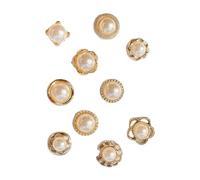 PEILINZE Elegante pin de perlas para ropa, cierres seguros con diseños de aleación suave, accesorio de moda