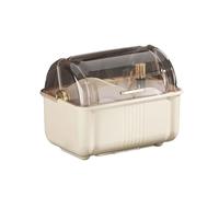 PEILINZE Escurridor de platos de gran capacidad, práctico soporte de secado de platos blanco para mantener una encimera de cocina