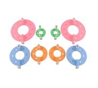 PEILINZE Fabricante de pompones, 4 tamaños, para hacer pompones, herramienta para tejer pompones de hilo fácil de hacer pompones