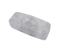 PEILINZE Interruptor de control de 2 A, 250 V, botón de encendido y apagado, luces LED, control en línea, 2 bandas, cabina de noche, lámpara de noche