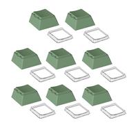 PEILINZE Juego de 8 teclas en blanco de altura original para teclados mecánicos con policarbonato duradero en color clásico