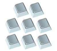 PEILINZE Juego de 8 teclas en blanco de altura original para teclados mecánicos con policarbonato duradero en color clásico