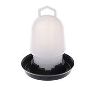 PEILINZE Juego de bebedero para pollitos, con asa de transporte, capacidad de 0,5 L, suministros para mascotas