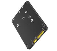 PEILINZE Msata - Caja de disco de estado sólido a SATA3.0 de 2.5 pulgadas, carcasa de disco de estado sólido