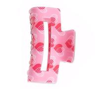 PEILINZE Pinza para el pelo con diseño de corazón para el día de San Valentín, horquilla de sujeción fuerte para niñas