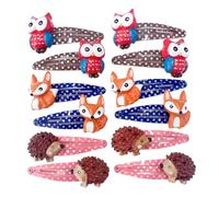 PEILINZE Pinza para el pelo, diseño de animales de dibujos animados para niñas y adolescentes, diseño antideslizante, ideal para varios peinados de todas las edades